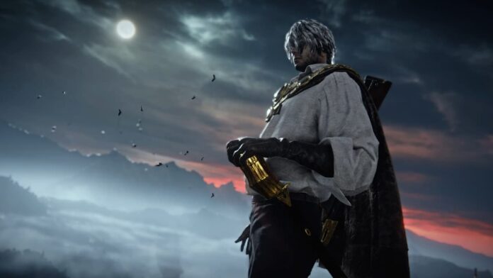 duskbloods male character A man with white hair in a white shirt in The Duskbloods.