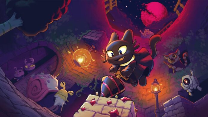 everdeep aurora cover A black cat going for a drill in Everdeep Aurora.