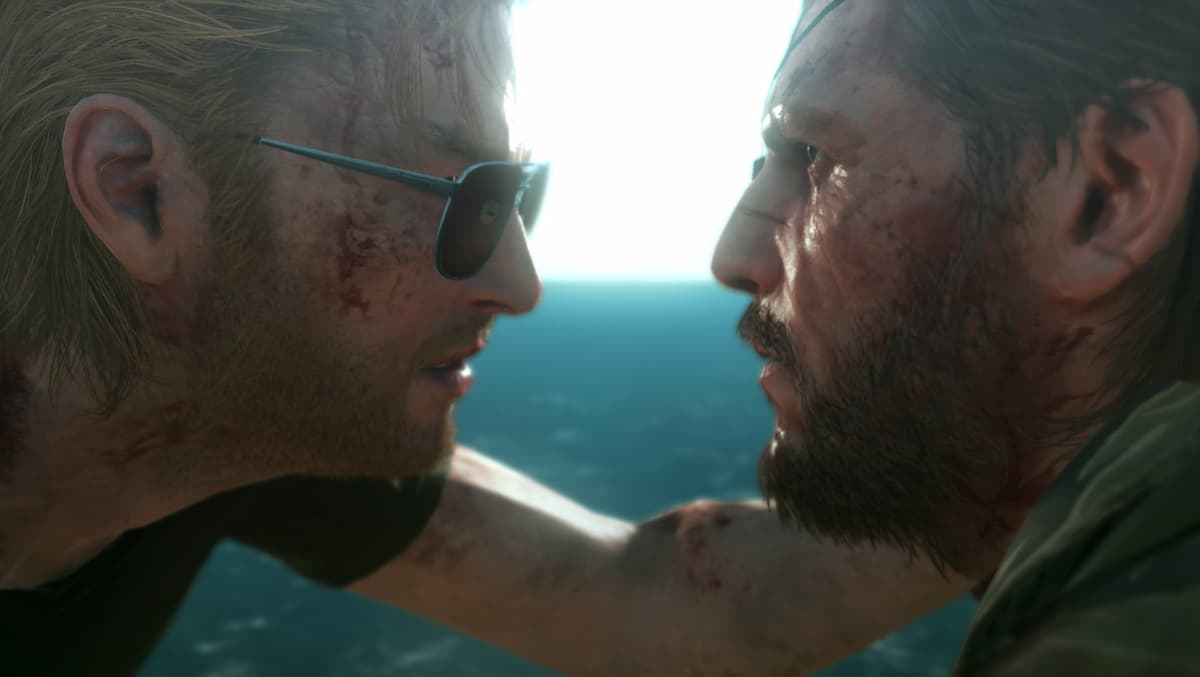 Two men face to face.