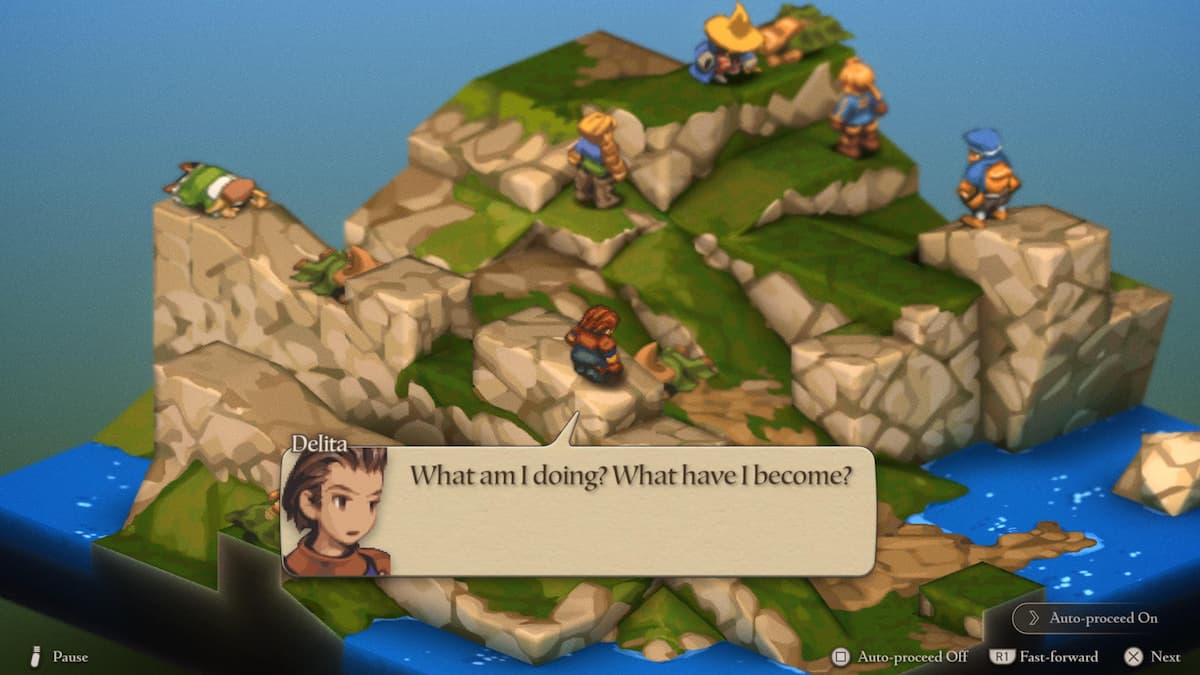 A man questioning himself.