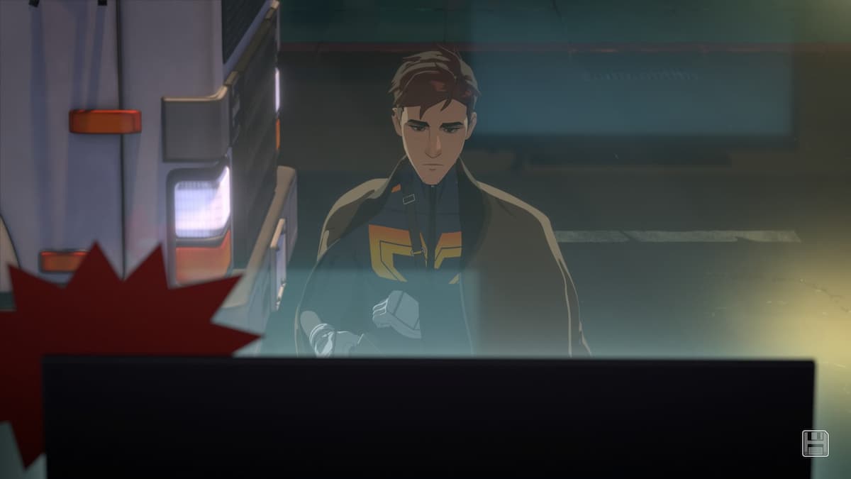 A man with a bandaged arm in Dispatch.