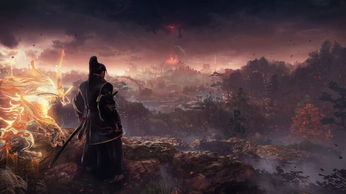 nioh 3 landscape A man overlooking a gloomy landscape. Cover image for our Nioh 3 review.