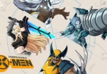 Everything Announced at the February 2026 State of Play Presentation A man in yellow, a girl with a blue sword, and a blue-haired girl in Marvel Tokon during the February 2026 State of Play.