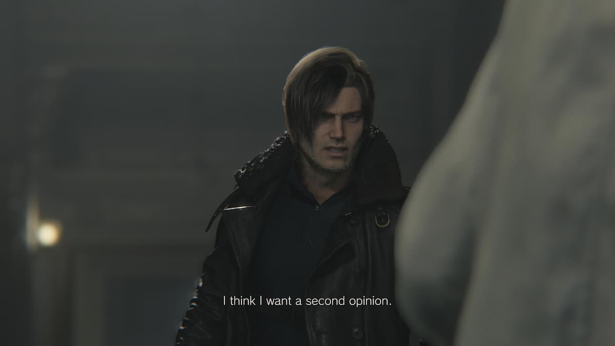 A man saying he wants a second opinion.