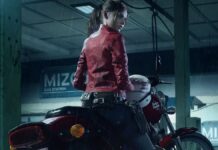 Resident Evil Needs to Bring Claire Back Already A girl in red on a motorbike. Claire from Resident Evil.