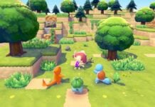 This Pokopia Mobile Companion App Is a Lifesaver A small child with three Pokemon in Pokopia.