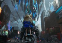 Pragmata: The Retcon Review A girl on a man's back.