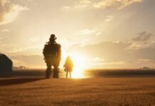 Pragmata Is the Pro-Human Game We Need in These Dark AI Ages A man and a girl standing at the beach in Pragmata.