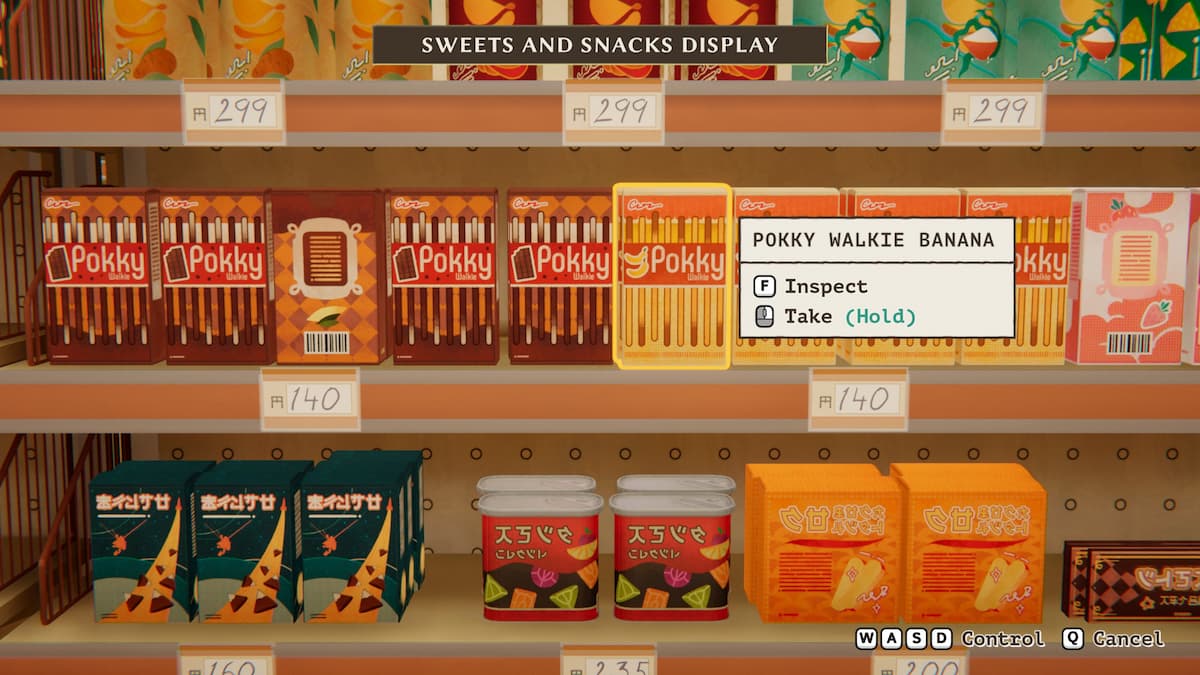 Chocolates and snacks on a shelf for our inKONBINI review.