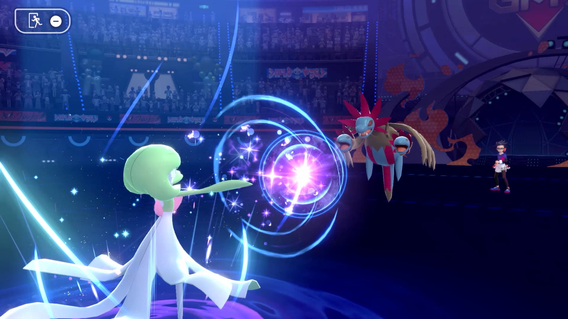 Gardevoir using a move in Pokemon Champions
