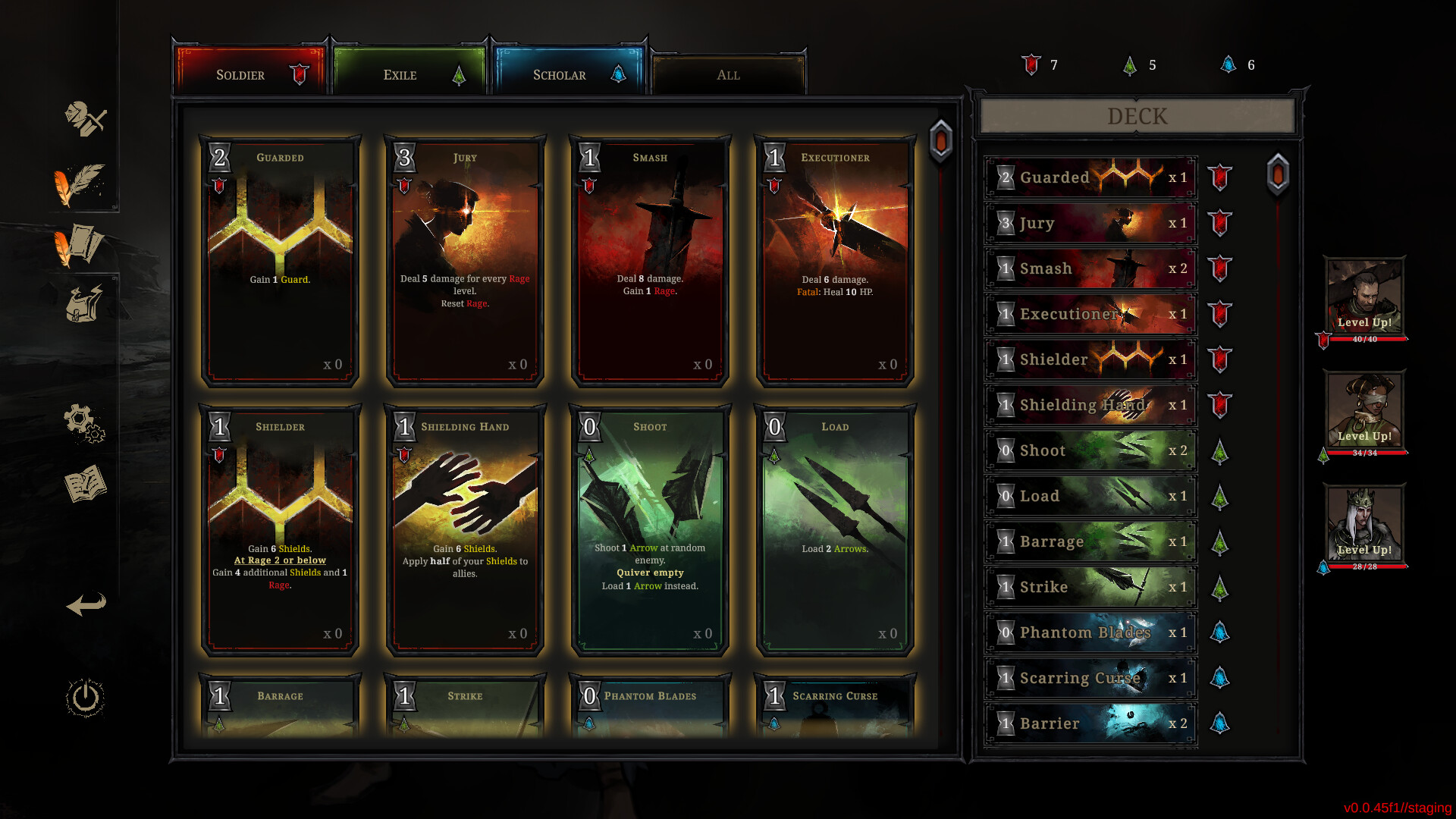 Deckbuilding in Shards of Order