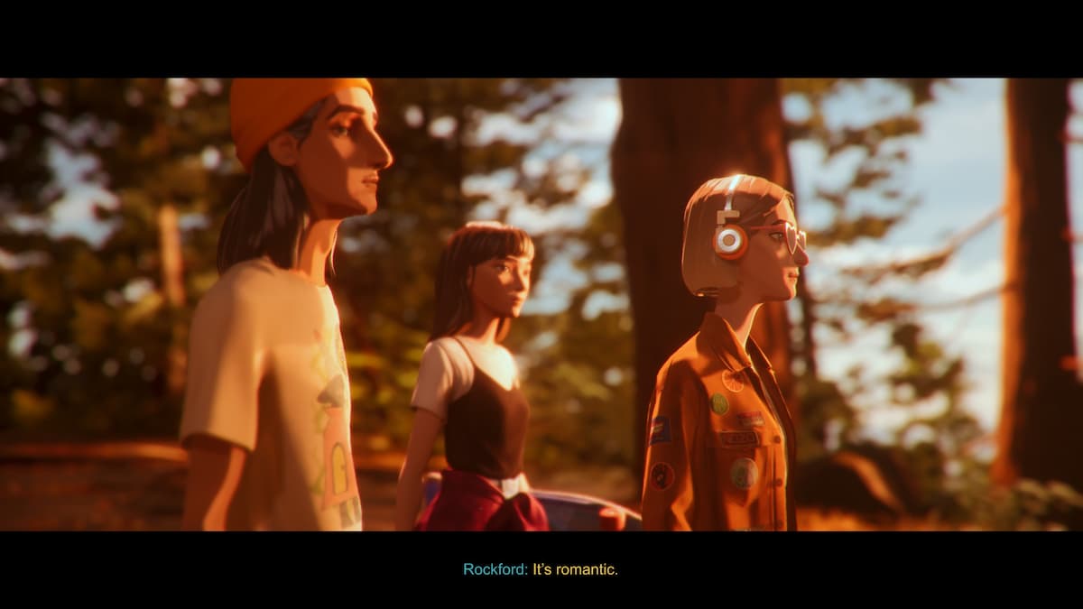 Three teenagers walking together in Mixtape.