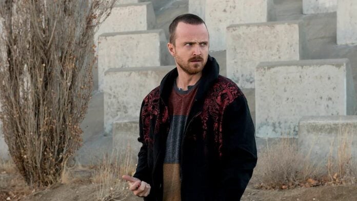 aaron paul A man in a hoodie. Cover image for our Fallout Aaron Paul story.