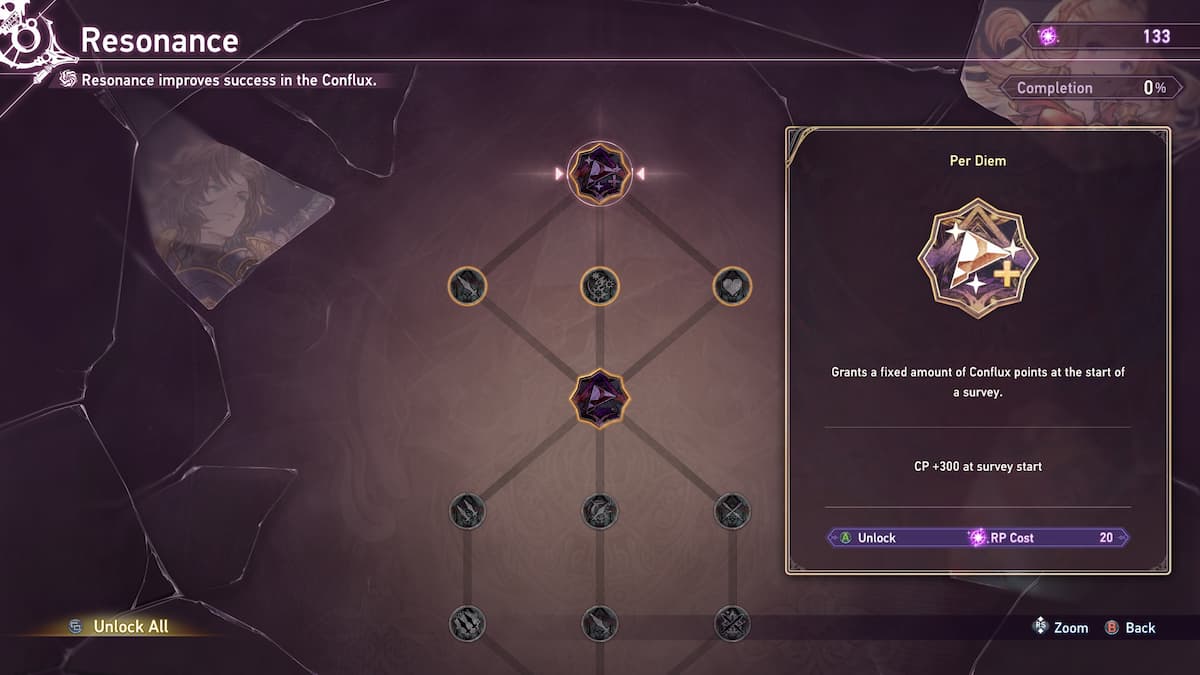 A skill tree in Endless Ragnarok.