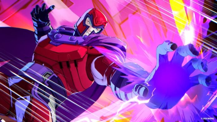 marvel tokon magneto A man in a red helmet and superhero costume in Marvel Tokon: Fighting Souls.