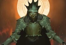 Shards of Order: The Retcon Review An undead man wearing armor and a crown in Shards of Order
