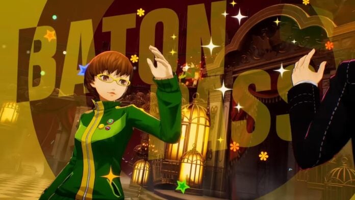 chie A girl in a green tracksuit in Persona 4 Revival