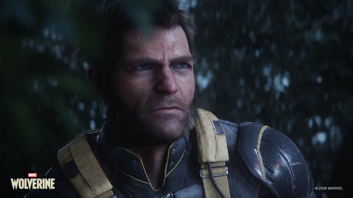 Close-up of a bearded man in Marvel's Wolverine