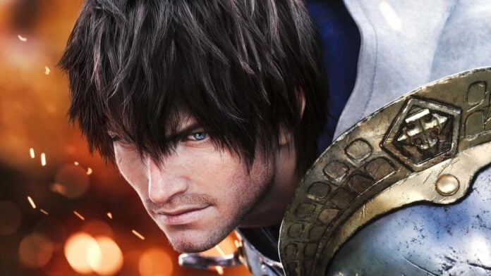 ffxiv endwalker cover Close-up of a man with black hair in FFXIV