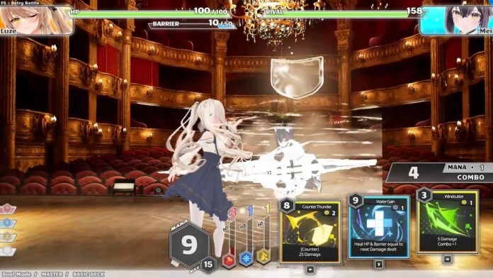 witch the showdown parry A girl and a white flash of light