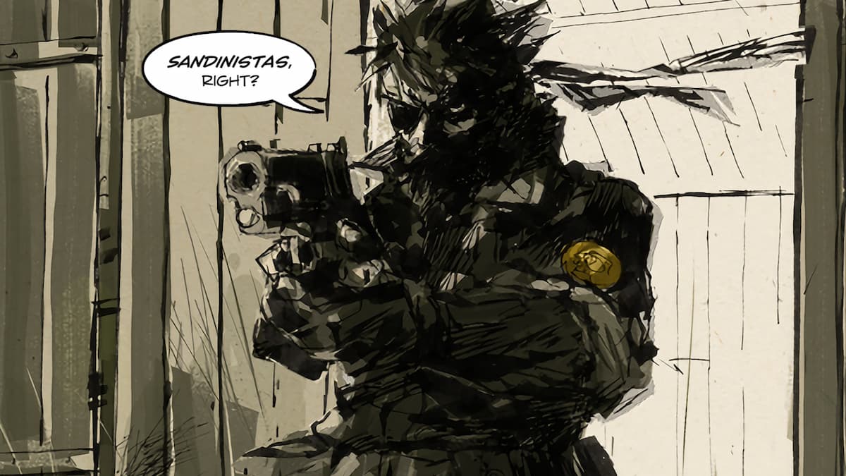 A man pointing a gun