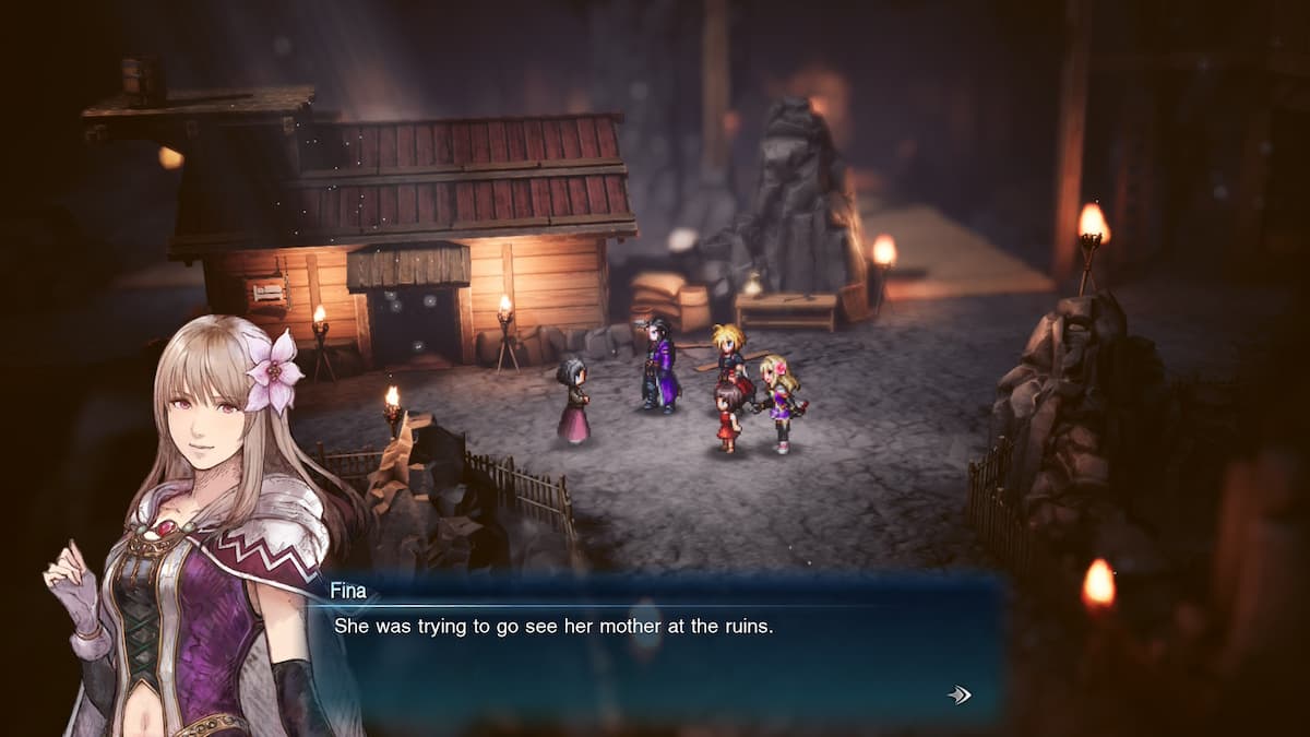 A portrait of a girl and a dialogue box