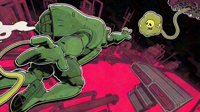 Rebounder-Key-Art Rebounder reaching for an item