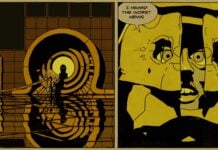 Rebounder Is a Precision Platformer Pulled Straight Out of a Comic Book A comic book panel story scene in Rebounder