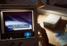 I Am Here for the Great Konami Comeback of the 21st Century Hands holding a radio