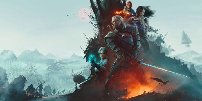 witcher 3 remastered A man with white hair holding a sword in The Witcher 3: Wild Hunt Remastered