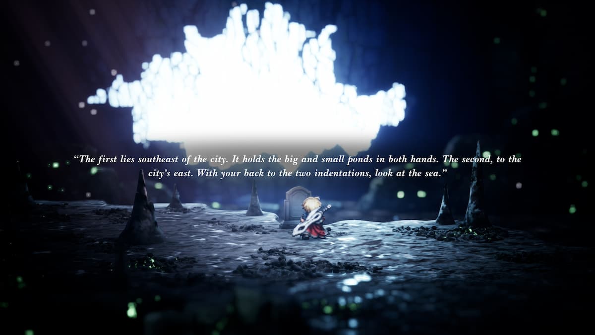 A boy running in a cave in Final Fantasy Resonance