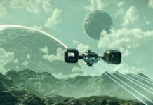 No Man’s Sky Is Launching on iOS this Month A spaceship flying in No Man's Sky