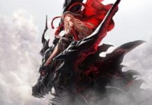 Final Fantasy Resonance: The Retcon Review A girl in red sitting on magitek armor in Final Fantasy Resonance