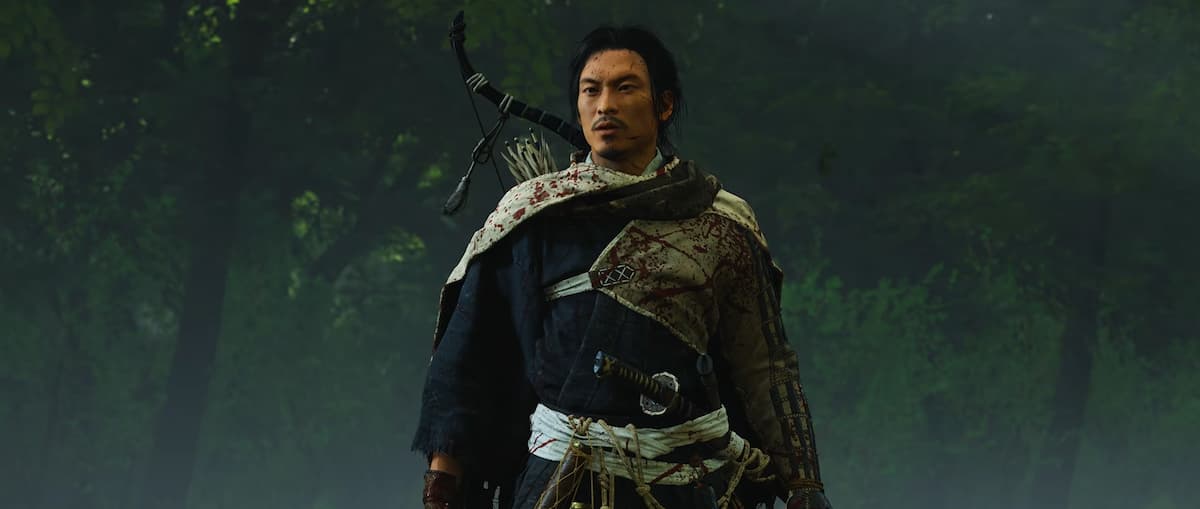 A man in samurai garb