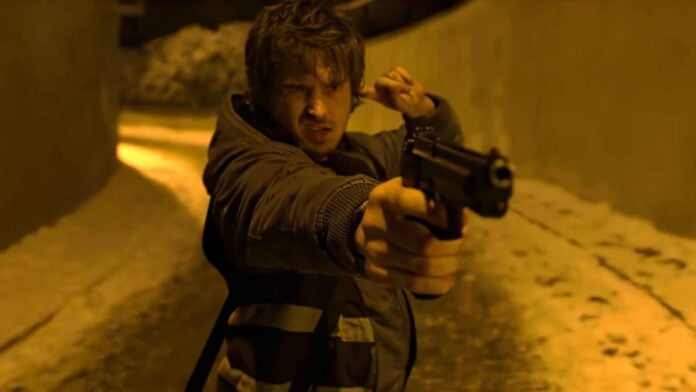 resident evil bryan A man holding a gun in Resident Evil